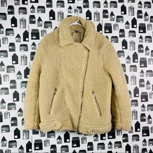 H&M Divided | Sherpa Zip Up Coat